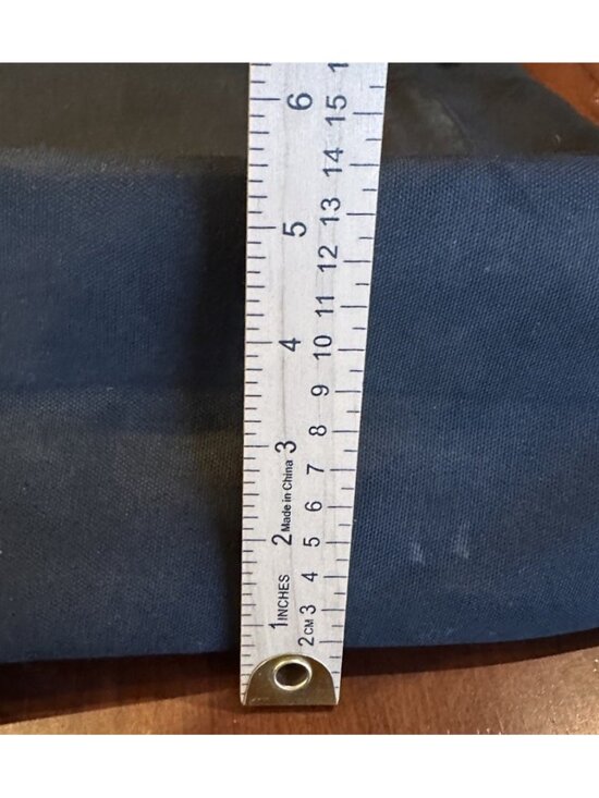 Vintage Poler Outdoor Stuff Backpack Roll Top Backpack Black & Orange - Picture 4 of 9